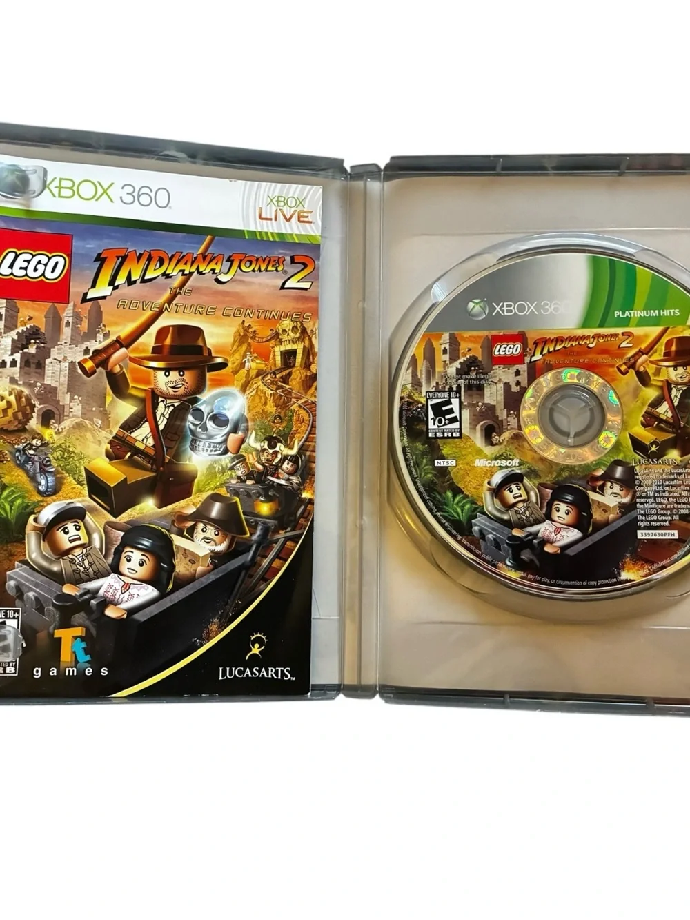 LEGO‎ XBOX 360 Triple Game Bundle: Indiana Jones 2, Star Wars 3, Jurassic World